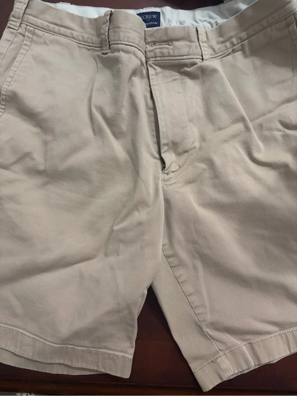 J. Crew Men’s Flat Front Shorts in Khaki